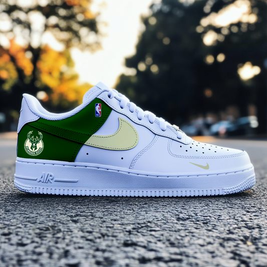 Milwaukee Bucks Custom Af1s