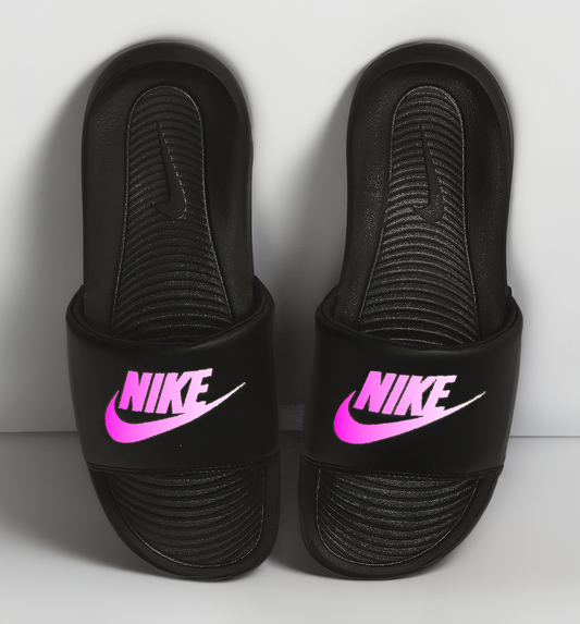 Fuchsia Blaze Nike Slides